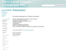 Tablet Screenshot of klein-laval.com